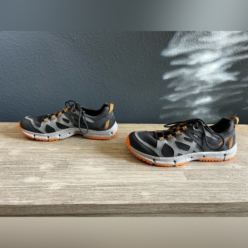 NWOT!!! Merrell Hydrotrekker Gray and Flame Orange Athletic Shoes